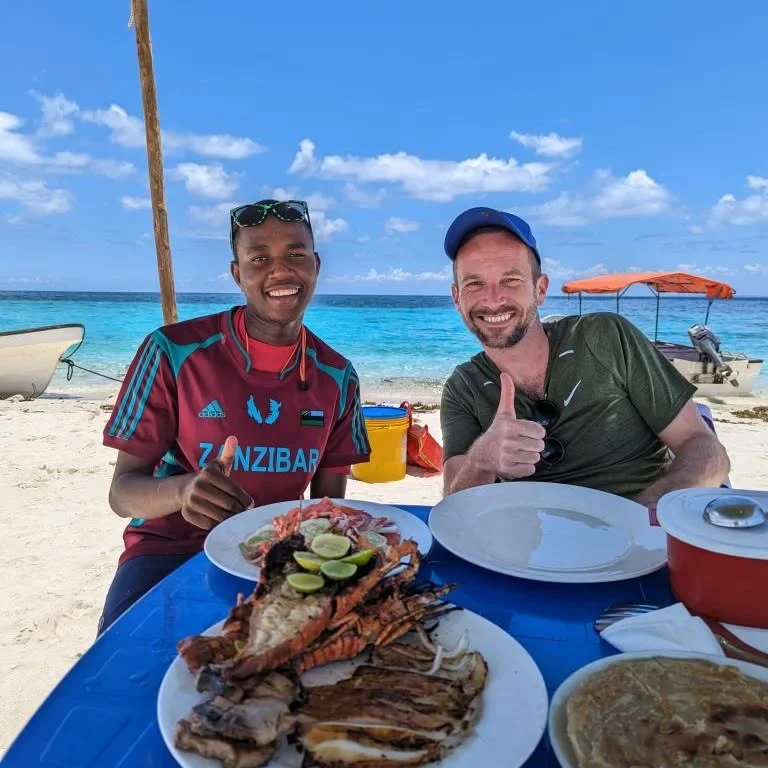 Fishing with BBQ lunch or dinner